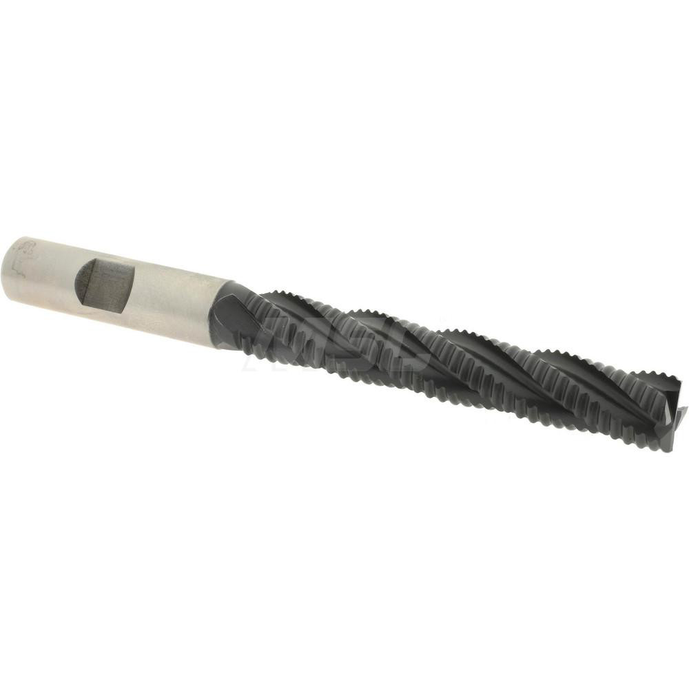Accupro 35345 Corner Chamfer End Mill: 0.5" Dia, 3" LOC, 4 Flute, Powdered Metal Image