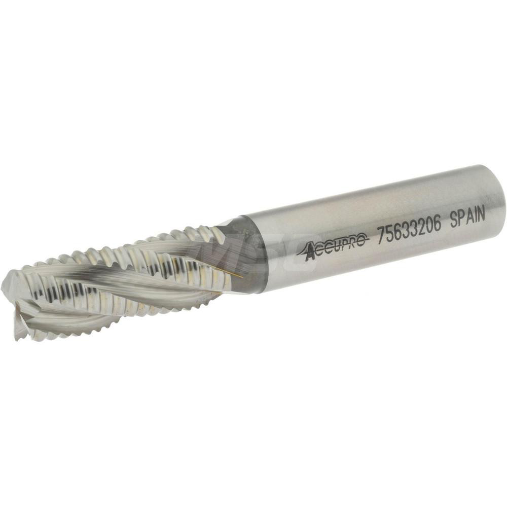 Accupro 35289 Corner Chamfer End Mill: 0.5" Dia, 1.25" LOC, 4 Flute, Powdered Metal Image