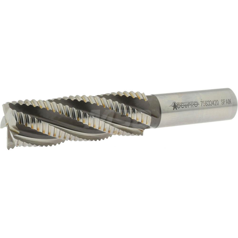 Accupro 35324 Corner Chamfer End Mill: 1" Dia, 3" LOC, 5 Flute, Powdered Metal Image