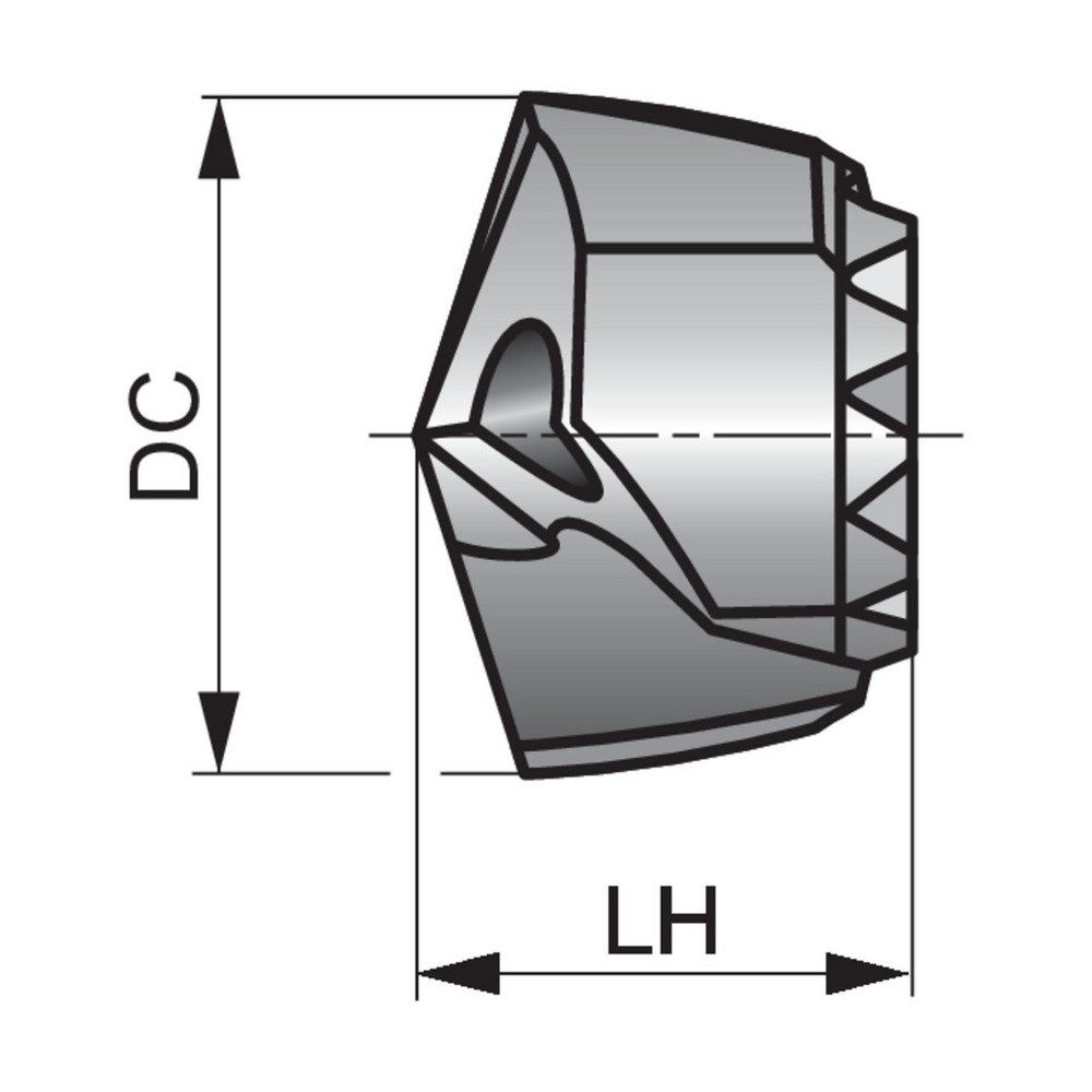 Dormer Pramet - Replaceable Drill Tips: R960 49/64