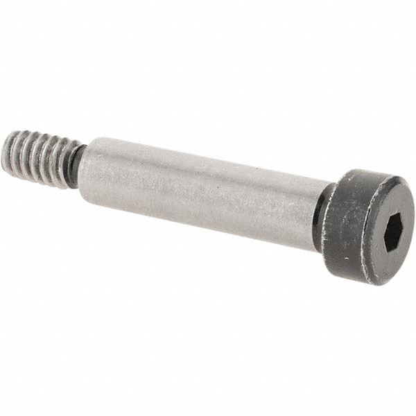 Holo-Krome 8010 1/4" Shoulder Diam x 1" Shoulder Length, #10-24 UNRC, Hex Socket Shoulder Screw Image