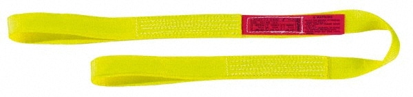 Lift-All EE2804NFX8 Eye & Eye Sling: 4" Wide, 8 Long, 23,000 lb Vertical, Nylon Image