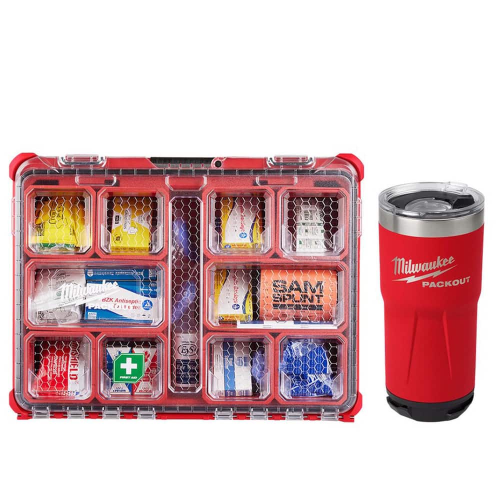 Full First Aid Kits; Kit Type: First Aid ; First Aid Kit Type: Multipurpose; Auto; Travel ; Number Of People: 30 ; Container Type: Box ; Container Material: Plastic ; Mount Type: Portable