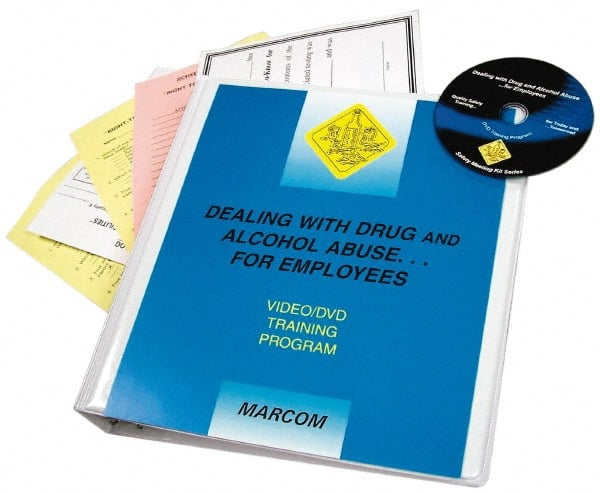 Marcom V0000529EM Dealing with Drug & Alcohol Abuse for Employees, Multimedia Training Kit 