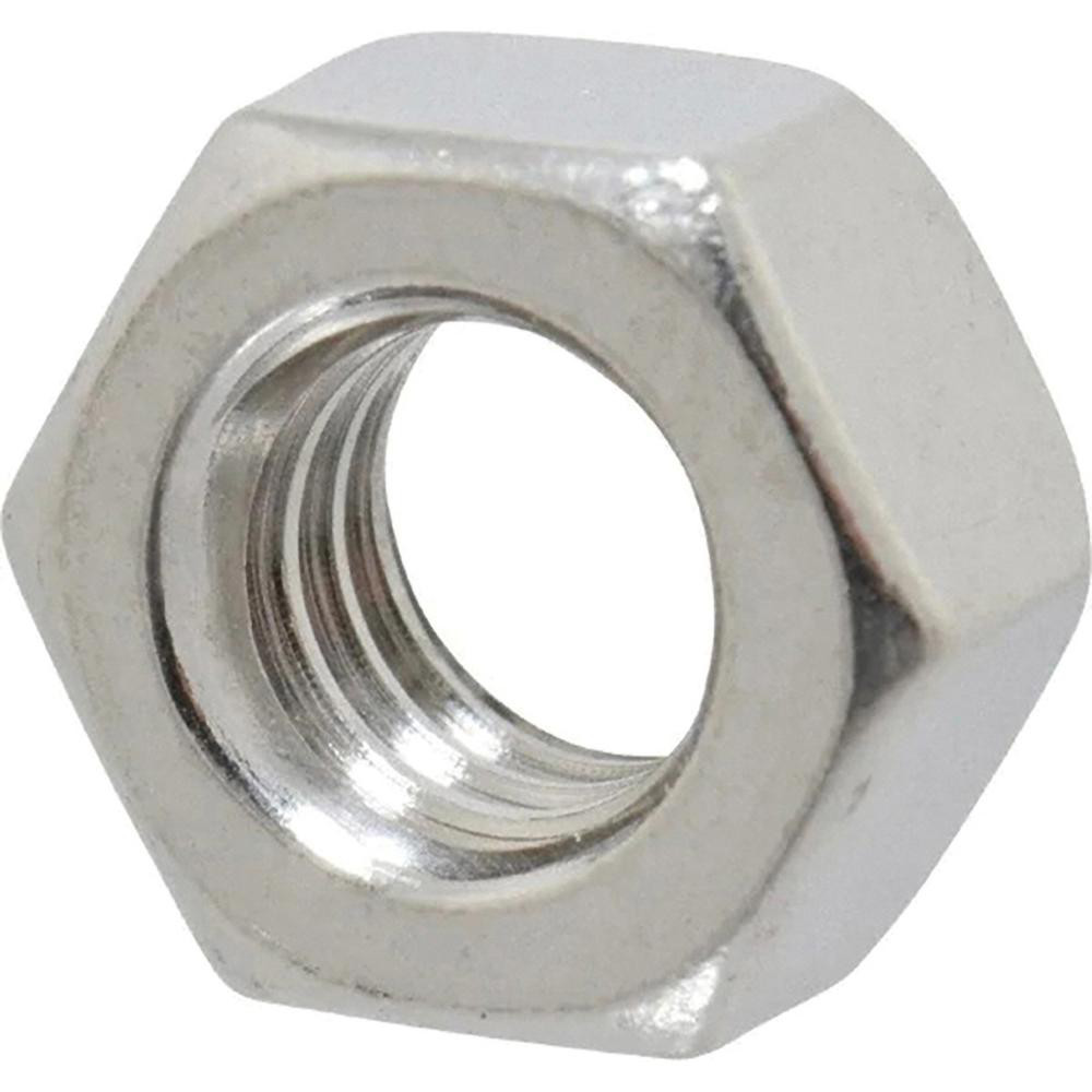 Made in USA Hex: 3/8-16, Grade 2 Titanium, Plain Finish - Right Hand Thread, 2B | Part #HXN-3816-TI