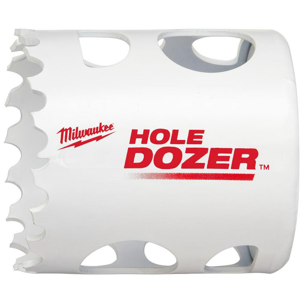 Hole Saw: 1-3/4" Saw Dia, 1-5/8" Cut Depth - Bi-Metal, Toothed Edge, Uses Arbor Universal