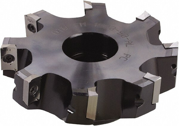 38.1mm Cut Diam, 7.87mm Max Depth of Cut, 6° Indexable Chamfer & Angle Face Mill