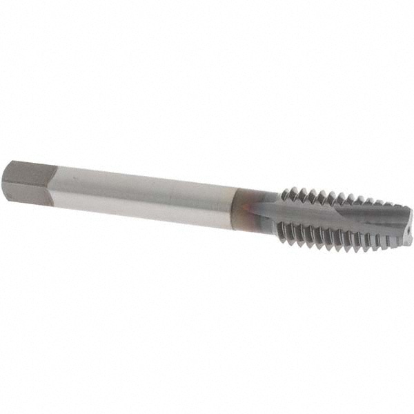 OSG 1105612508 Spiral Point Tap: 7/16-14, UNC, 3 Flutes, Plug, Powdered Metal, TiCN Finish Image