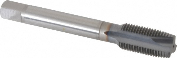 OSG 1105613108 Spiral Point Tap: 1/2-20, UNF, 3 Flutes, Plug, 3B, Powdered Metal, TiCN Finish Image