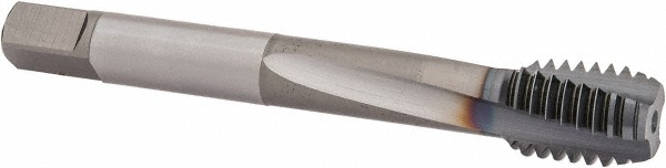 OSG 1305712908 Spiral Flute Tap: 1/2-13, UNC, 3 Flute, Modified Bottoming, 3B Class of Fit, Powdered Metal, TICN Finish Image