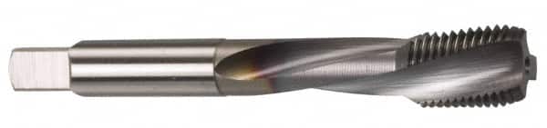 OSG 1706208 Spiral Flute Tap: M12 x 1.75, 3 Flute, Modified Bottoming, 6H Class of Fit, Powdered Metal, TICN Finish 