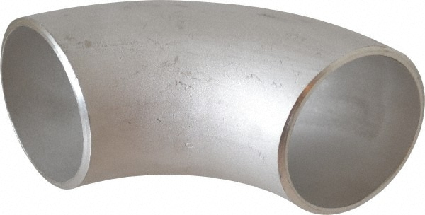 Merit Brass 01401-32 Pipe 90 ° Long Radius Elbow: 2" Fitting, 304L Stainless Steel Image