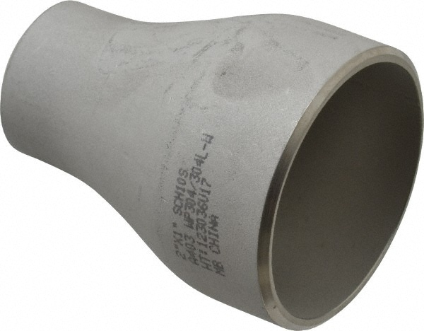 Merit Brass 01412-3216 Pipe Concentric Reducer: 2 x 1" Fitting, 304L Stainless Steel Image