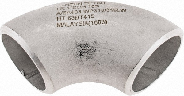 Pipe 90 ° Long Radius Elbow: 1