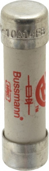 Cooper Bussmann FWX-10A14F Cartridge Fast-Acting Fuse: 10 A, 50.8 mm OAL, 14.3 mm Dia Image