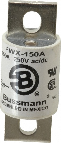 Cooper Bussmann FWX-150A Flush End Fast-Acting Fuse: 150 A, 3-1/8" OAL Image