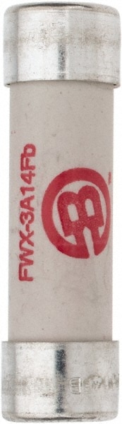 Cooper Bussmann FWX-3A14F Cartridge Fast-Acting Fuse: 3 A, 50.8 mm OAL, 14.3 mm Dia Image