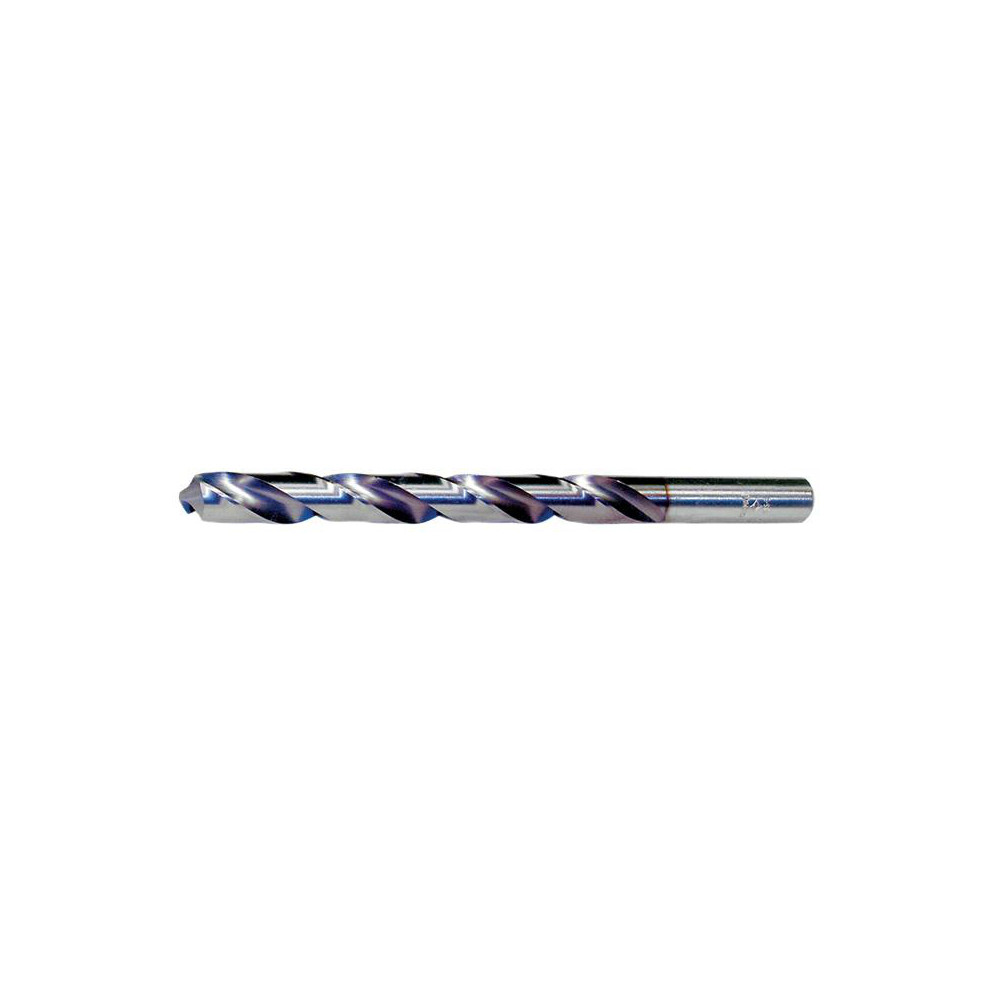 Cleveland Jobber Length Drill Bit: #7 (0.2010) Dia, 118 deg, HSS - TiCN Finish, 3.6250" OAL, Right Hand Cut, Regular Spiral Flute, Straight Shank