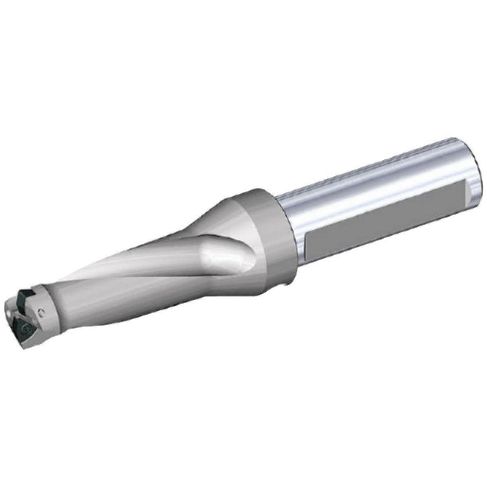2.19" Max Drill Depth, 2.5xD, 22.2mm Diam, Indexable Insert Drill