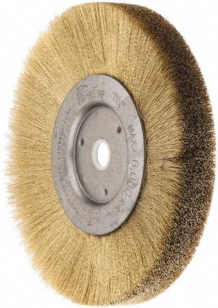 Weiler - Wheel Brush: 5/8" Wheel Dia, 0.0050" Wire Dia, Crimped | MSC