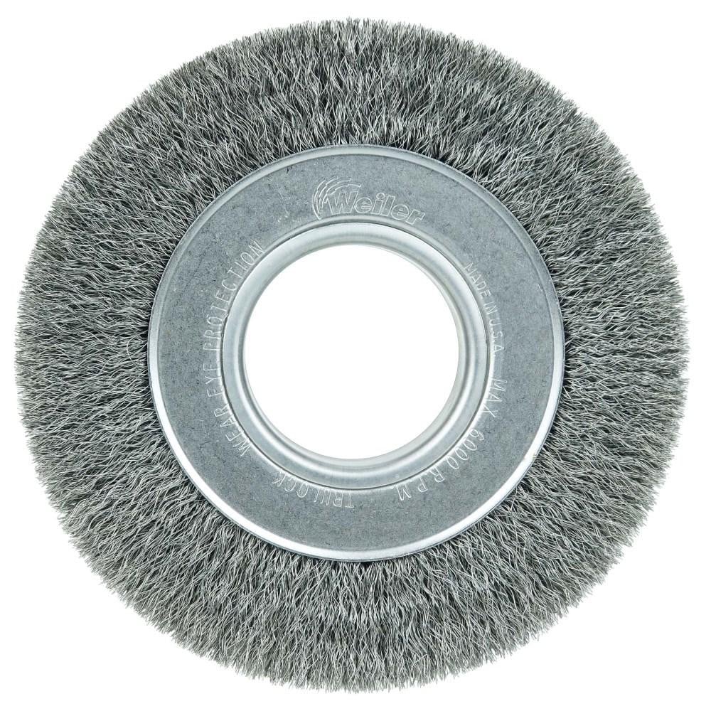 Weiler 3040 Wheel Brush: 6" Wheel Dia, Crimped Image