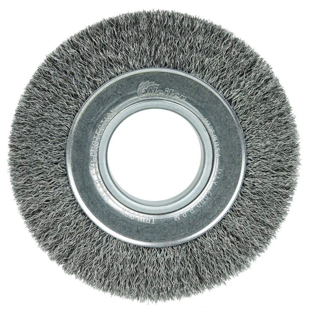 Weiler 6080 Wheel Brush: 6" Wheel Dia, Crimped Image