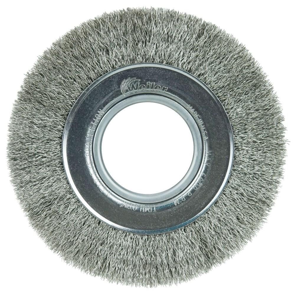 Weiler 6440 Wheel Brush: 6" Wheel Dia, Crimped Image