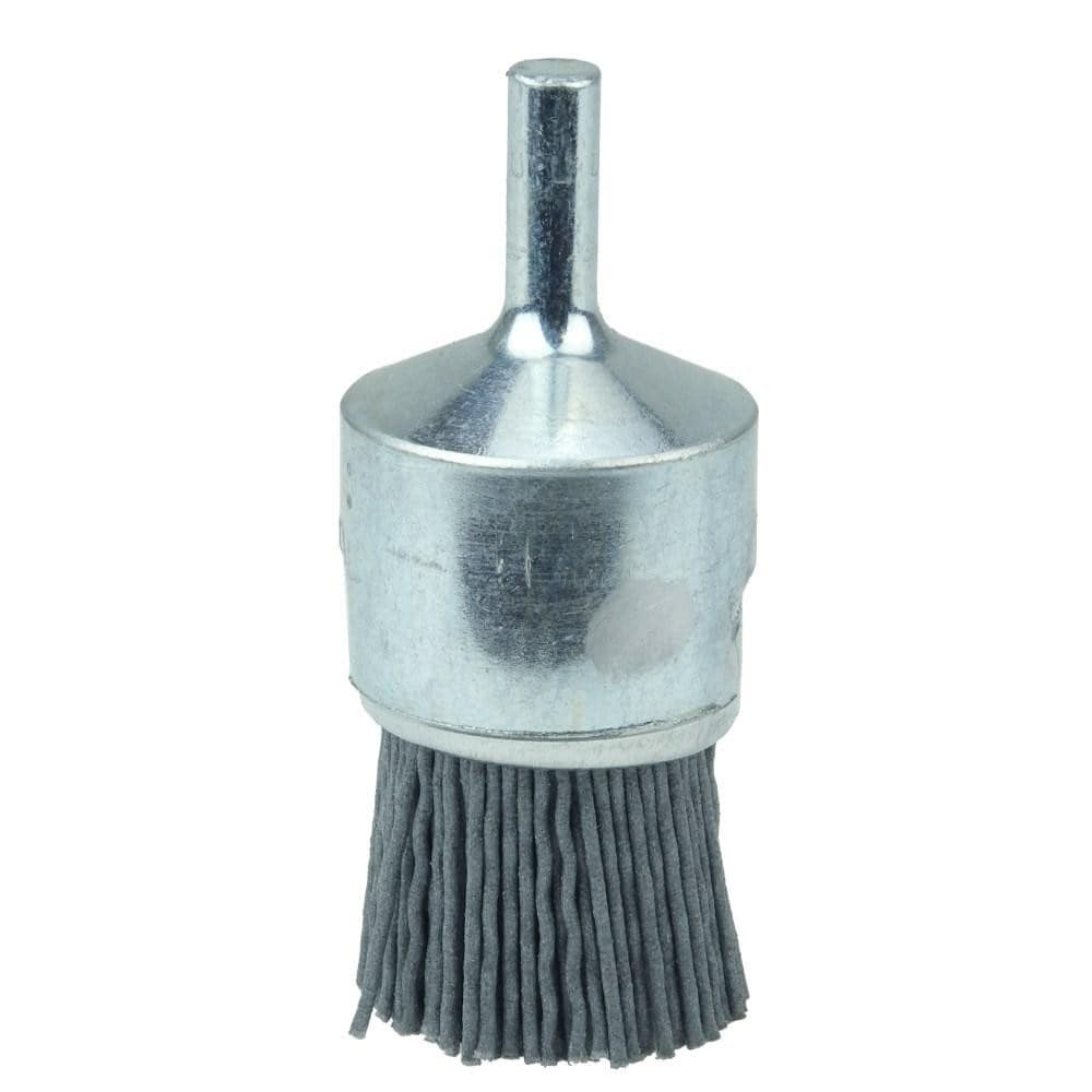 Weiler 10155 End Brushes: 1" Dia, Nylon, Crimped Wire Image