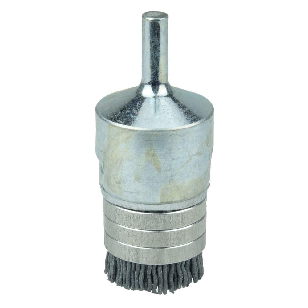 Weiler 11170 End Brushes: 1" Dia, Nylon, Crimped Wire Image