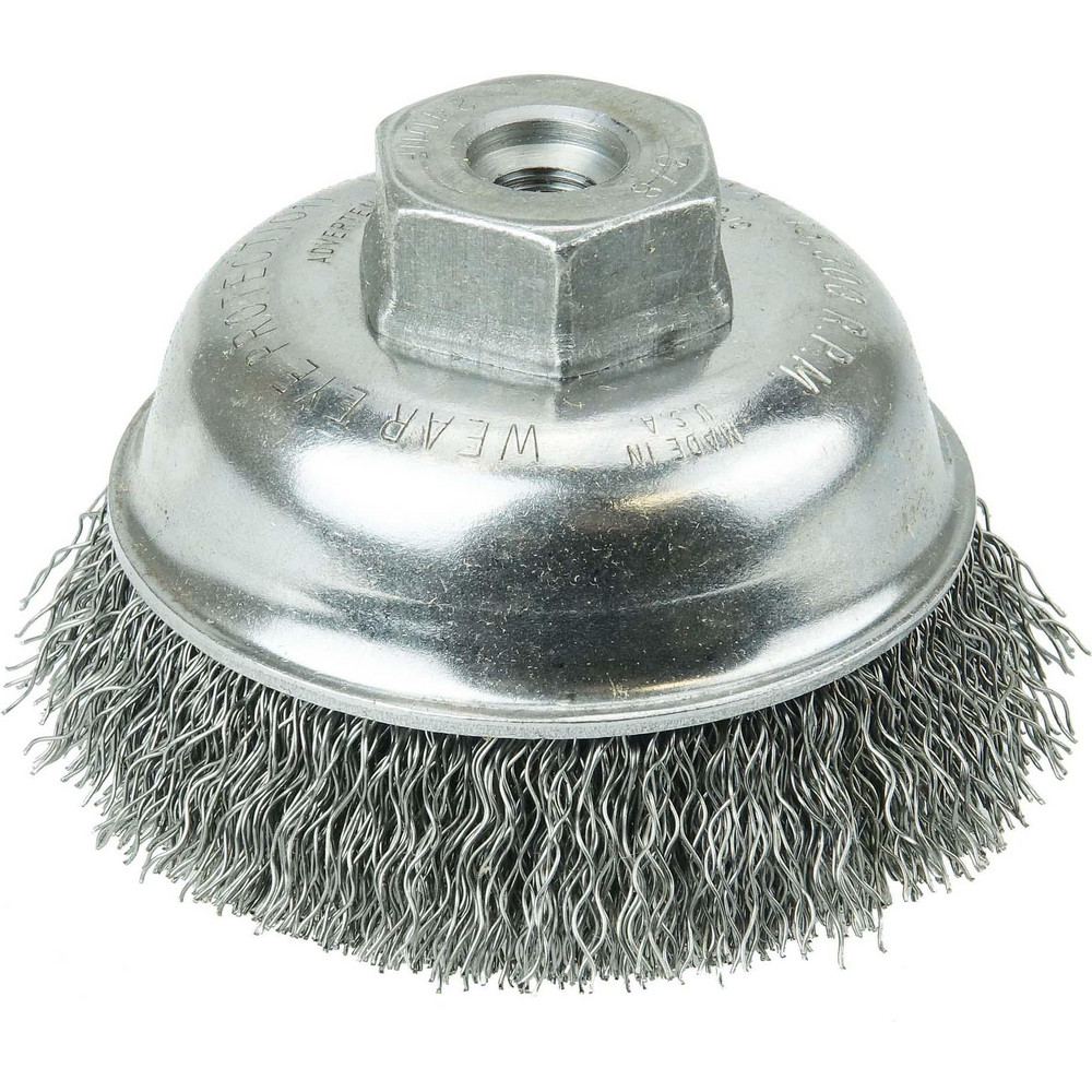 Weiler Brush 25201 Economy Scratch Brushes, 14 In, 4 X 18 Rows, Steel