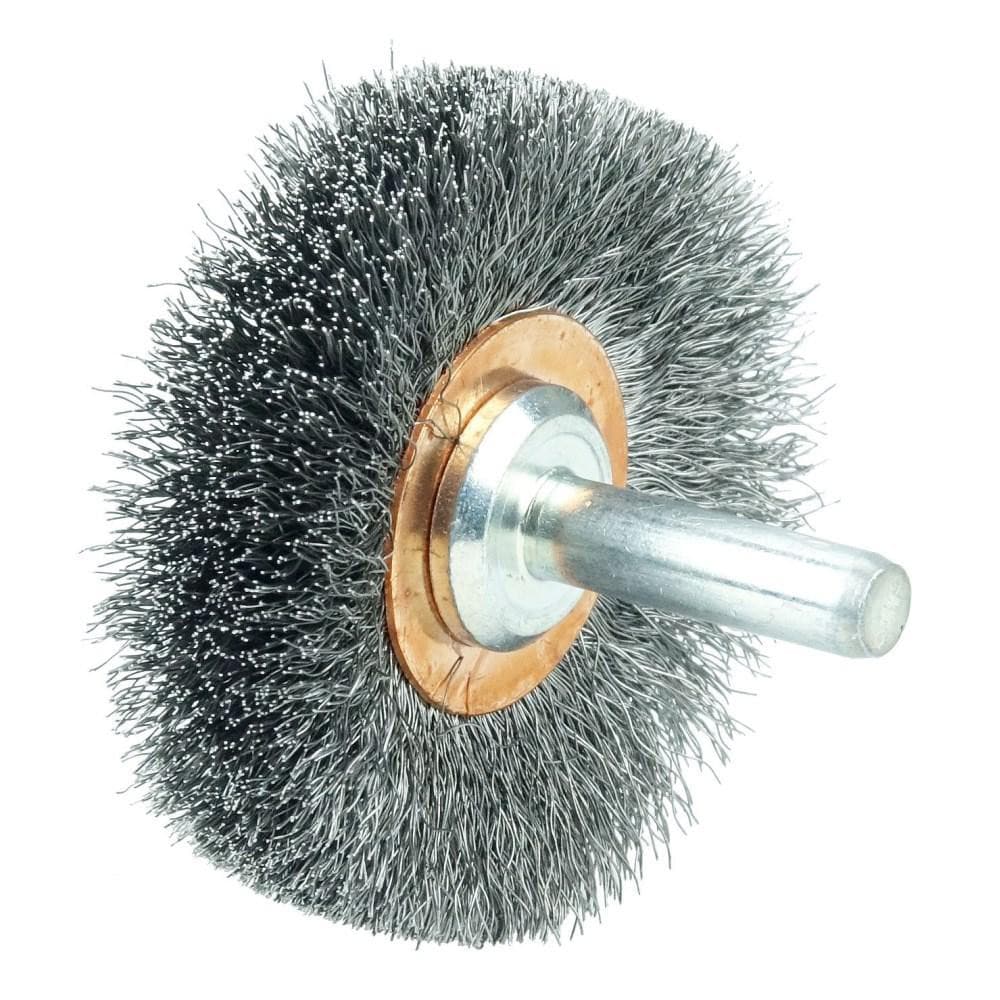 Weiler 17612 Wheel Brush: 2-1/2" Wheel Dia, Crimped Image