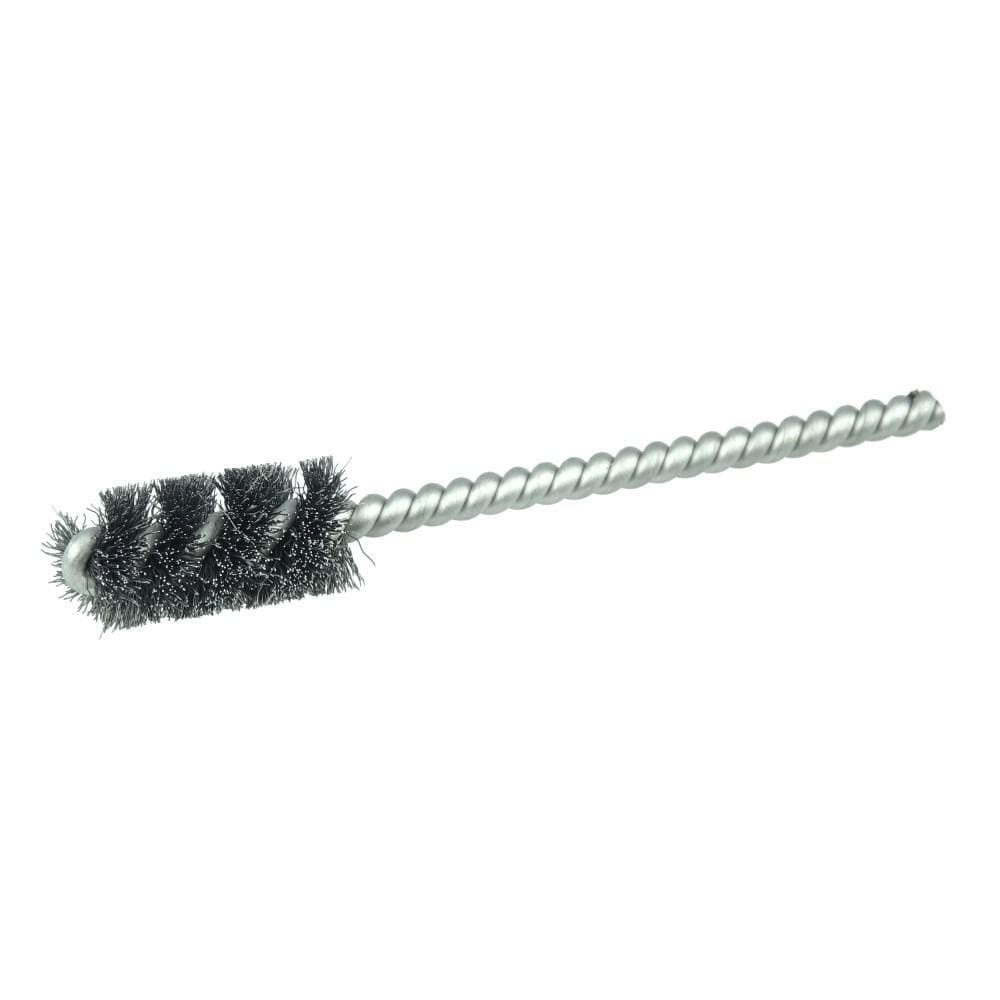 Weiler - Power Tube Brush: Helical, Stainless Steel | MSC Direct