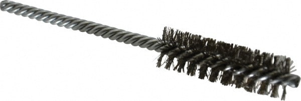 Weiler 98370 Power Tube Brush: Helical, Stainless Steel Image