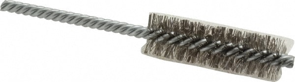 Weiler - Power Tube Brush: Helical, Stainless Steel | MSC Direct