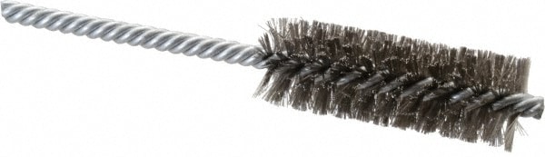 Weiler 98373 Power Tube Brush: Helical, Stainless Steel Image