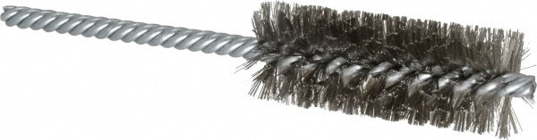 Weiler 98375 Power Tube Brush: Helical, Stainless Steel Image