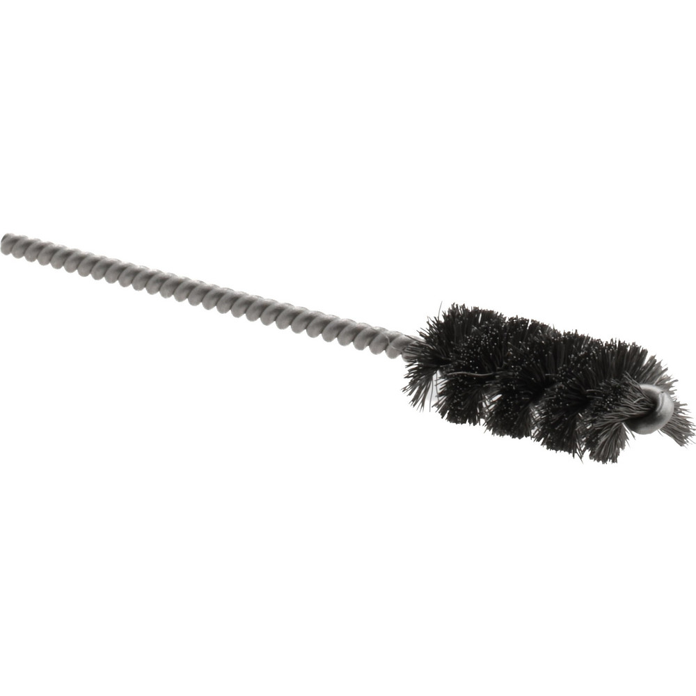 Power Tube Brush: Helical, Steel - 1/8" Shank Dia