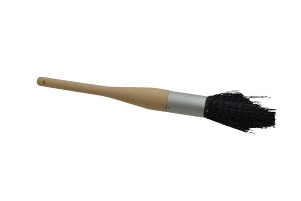 Cleaning & Finishing Brush: 11-3/16" Brush Length, 15/16" Brush Width, Synthetic Bristles