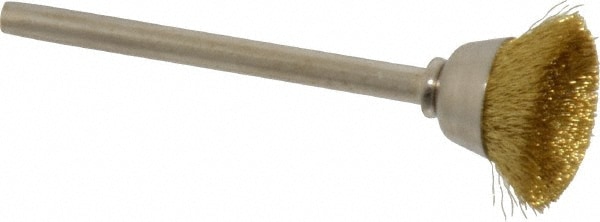 Brass Wire Brush with Wooden Handle