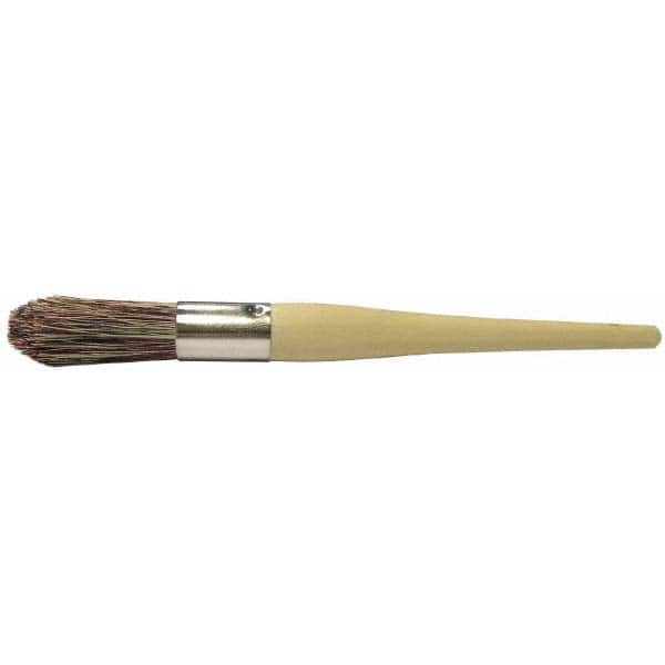 Cleaning & Finishing Brush: 11-1/8" Brush Length, 1" Brush Width, Stainless Steel Bristles