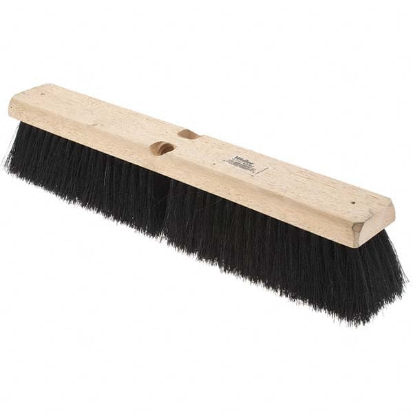 Weiler 42007 Push Broom: 18" Wide, Tampico Bristle 