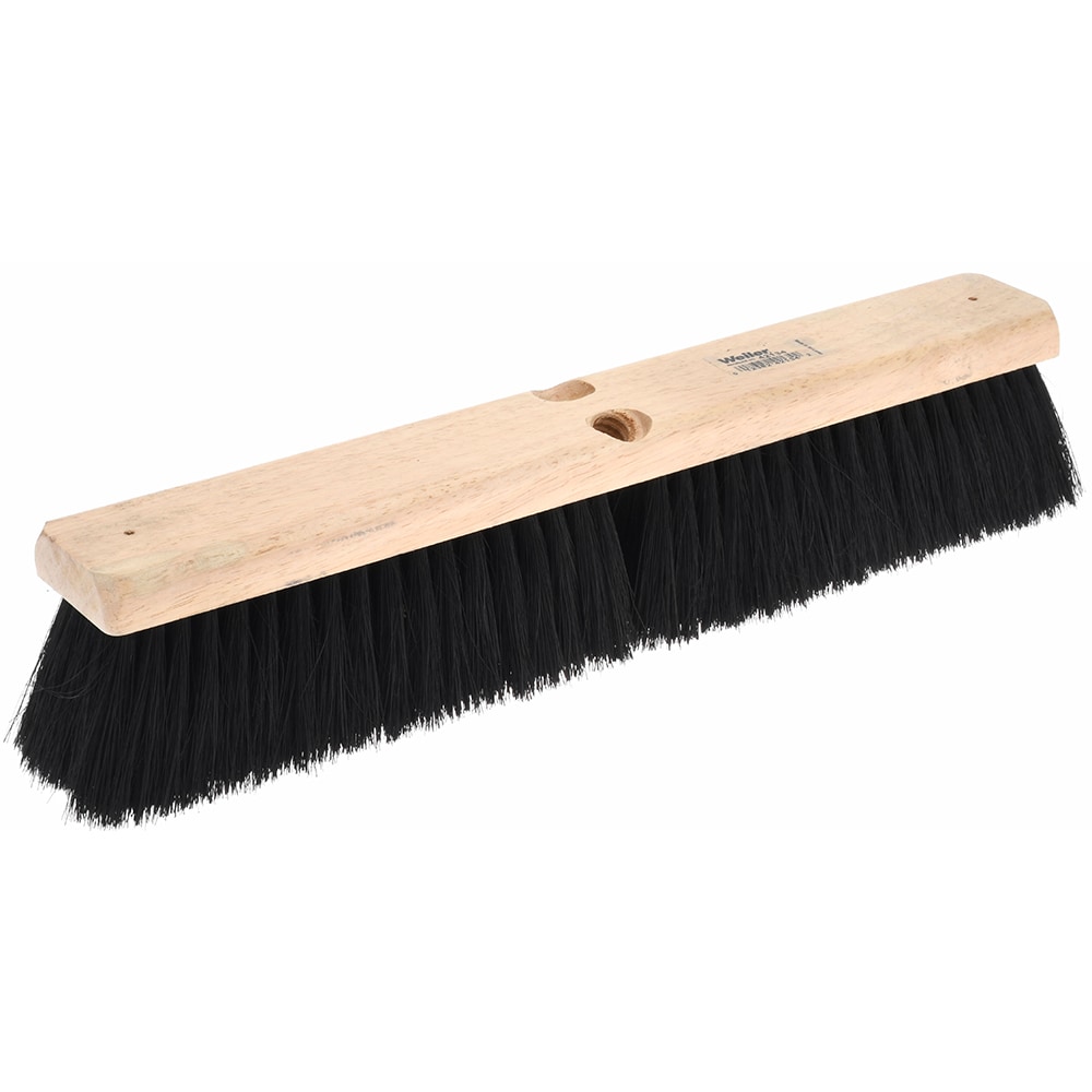 Push Broom: 18" Wide, Tampico Bristle