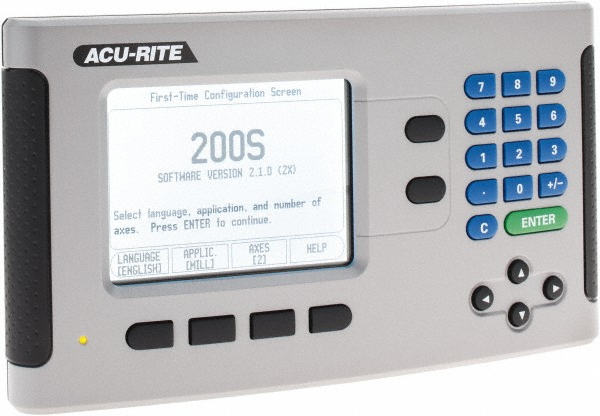 Acu Rite Counter Acu-Rite - Dro Counter: Grinding, Lathe & Milling Compatible, 2 Axes ...