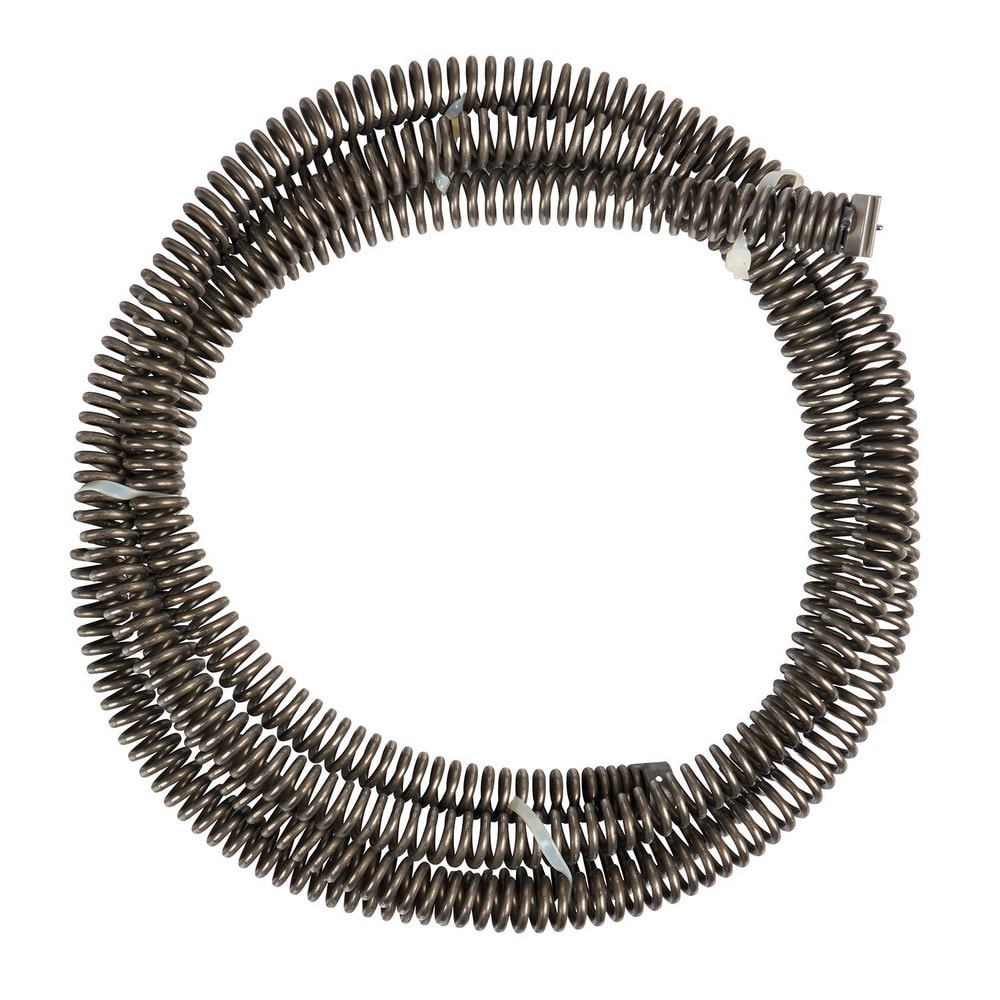 Drain Cleaning Machine Cables; Cable Type: Male Coupling ; For Minimum Pipe Size: 3in ; For Maximum Pipe Size: 8in ; Cable Length: 15.000 ; Cable Diameter: 1.258in ; Material: Steel