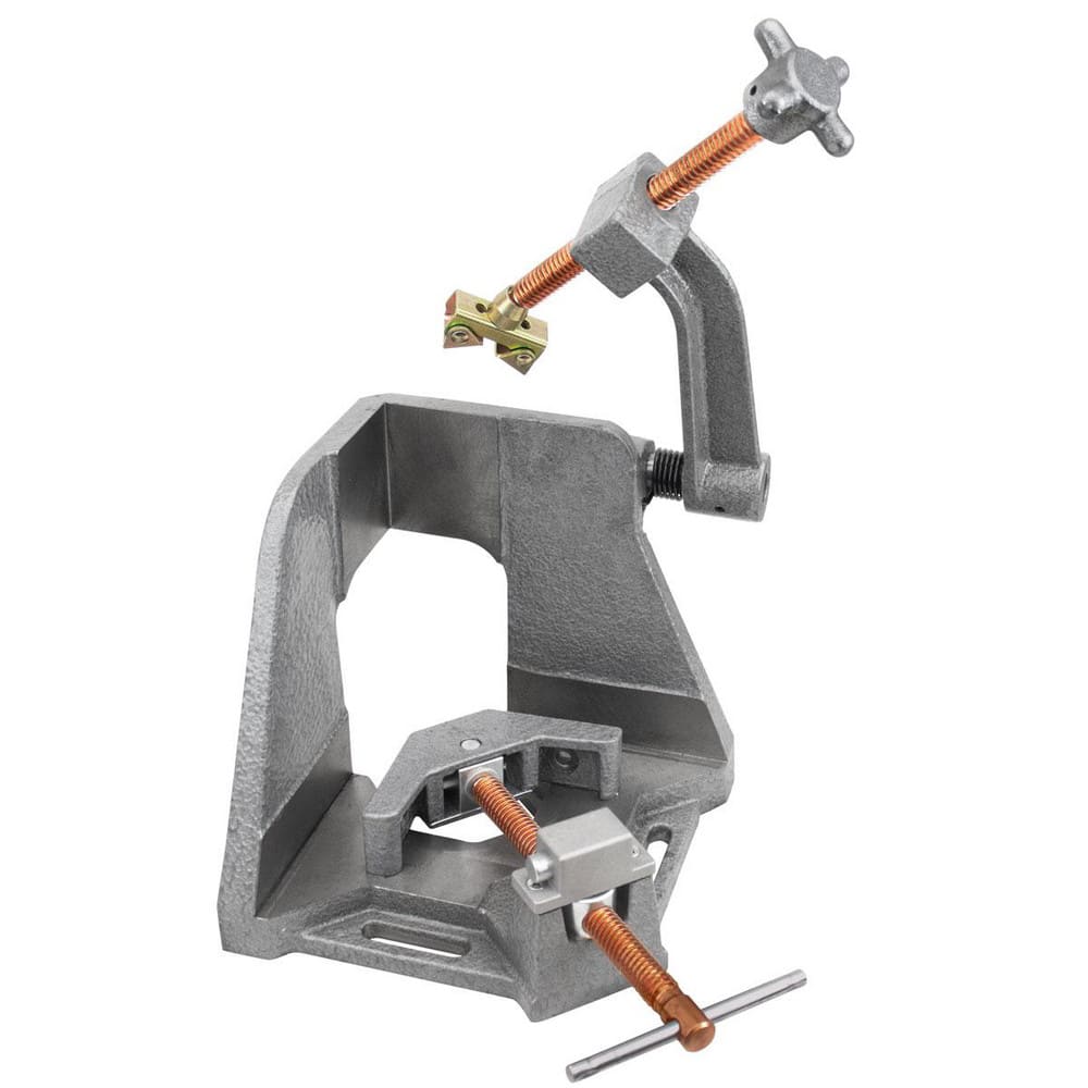 Strong Hand Tools WAC45-SW Fixed Angle, 3 Axes, 5.32" Long, 2-1/4" Jaw Height, 4-3/4" Max Capacity, Steel Angle & Corner Clamp 