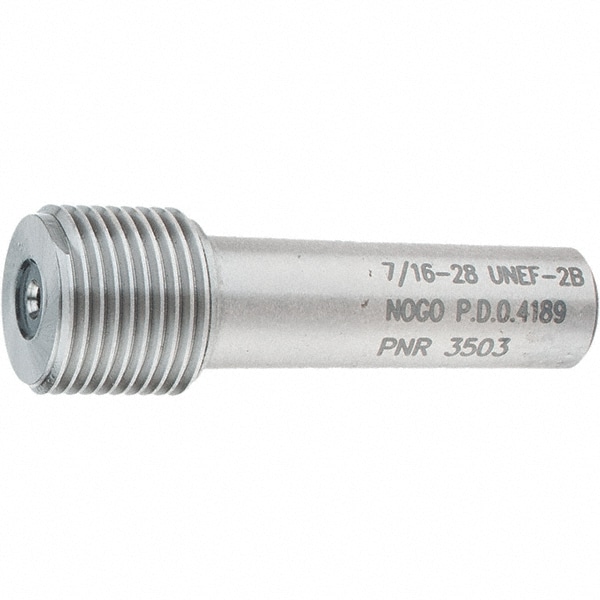 SPI 34-284-0 Plug Thread Gage: 7/16-28 Thread, 2B Class, Single End, No Go Image