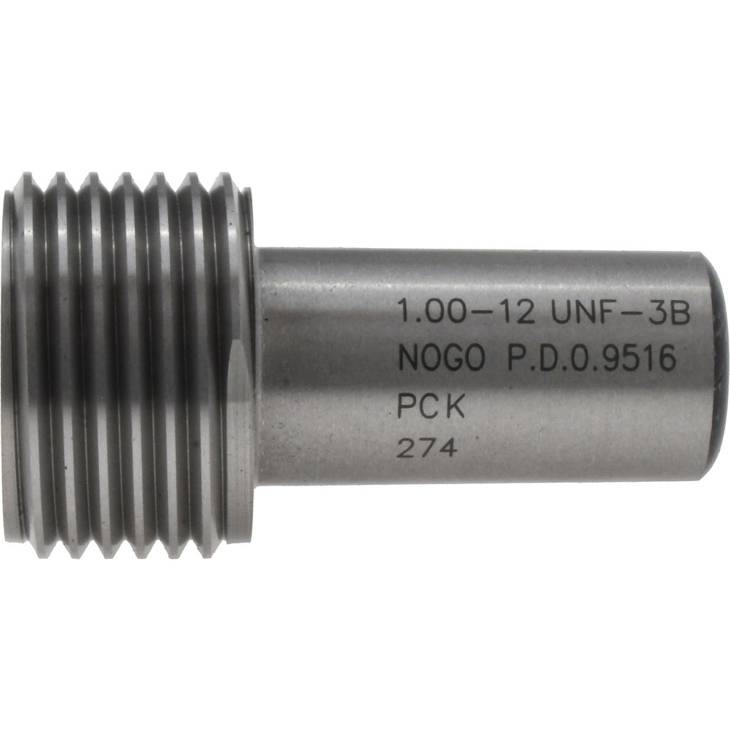 SPI 34-336-8 Plug Thread Gage: #1-12 Thread, 3B Class, Single End, No Go Image