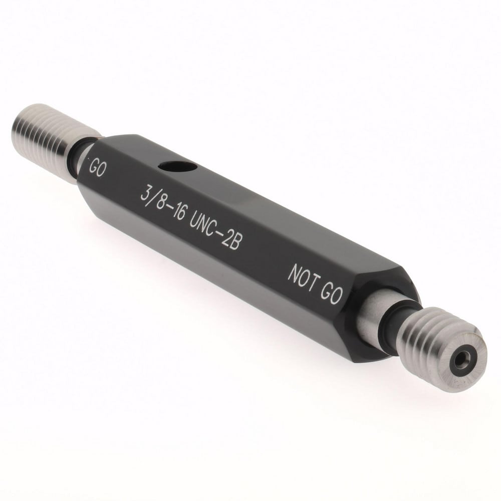 SPI - Plug Thread Gage: 3/8-16 Thread, 2B Class, Double End, Go