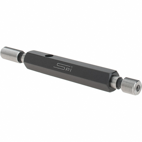 SPI 34-392-1 Plug Thread Gage: 3/8-32 Thread, 3B Class, Double End, Go & No Go Image