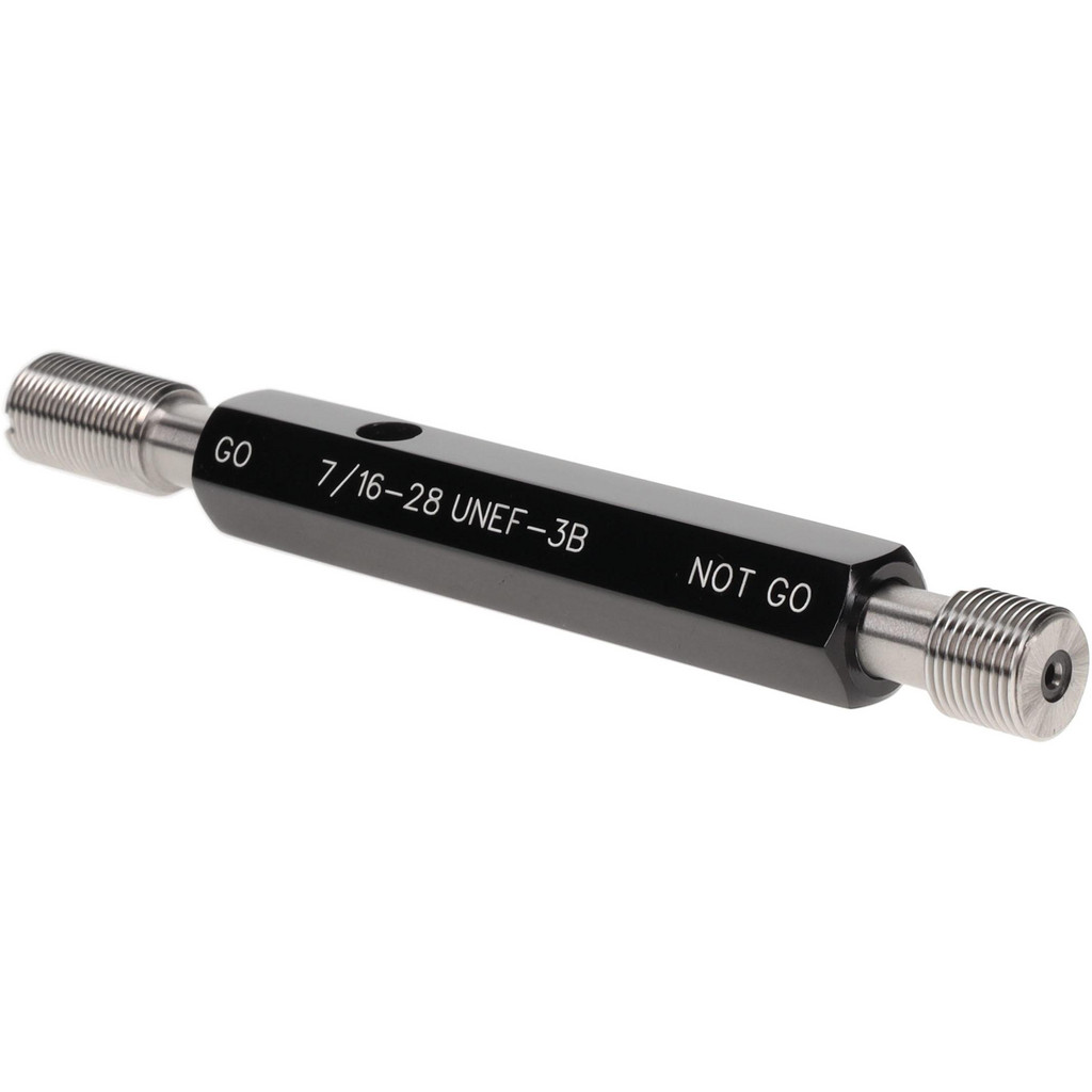 SPI 34-398-8 Plug Thread Gage: 7/16-28 Thread, 3B Class, Double End, Go & No Go Image